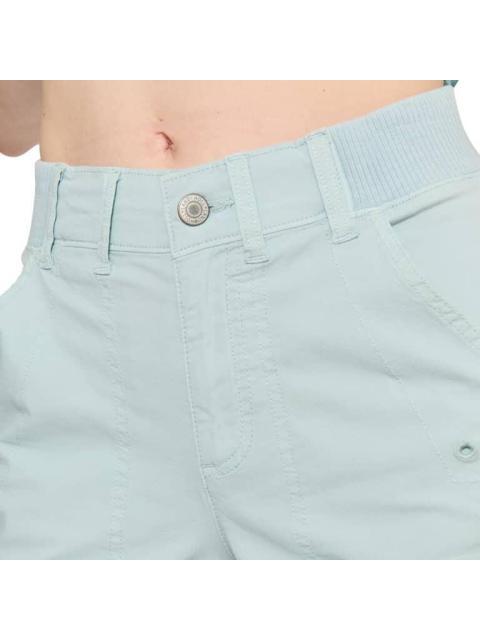 SHORT DE GABARDINA CON ELASTICO AZUL HOLLY LAND