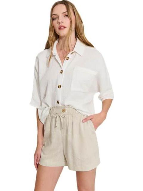 SHORT DE LINO BEIGE HOLLY LAND