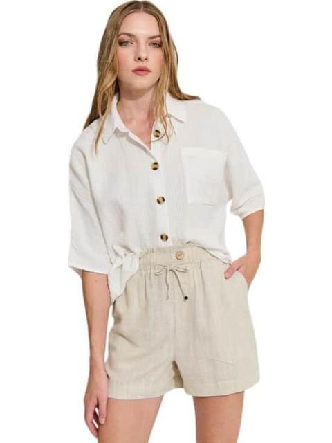 SHORT DE LINO BEIGE HOLLY LAND