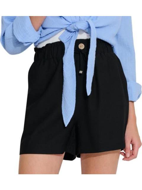 SHORT DE LINO NEGRO HOLLY LAND