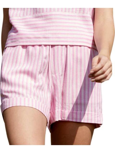 SHORT DE LINO ROSA HOLLY LAND