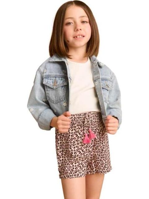 SHORT ESTAMPADO ANIMAL PRINT HOLLY LAND KIDS