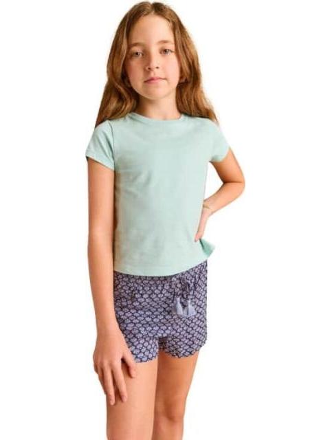 SHORT ESTAMPADO AZUL MARINO HOLLY LAND KIDS