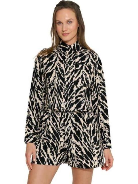 SHORT ESTAMPADO CINTURA ALTA ANIMAL PRINT HOLLY LAND