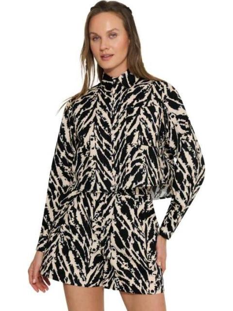 SHORT ESTAMPADO CINTURA ALTA ANIMAL PRINT HOLLY LAND