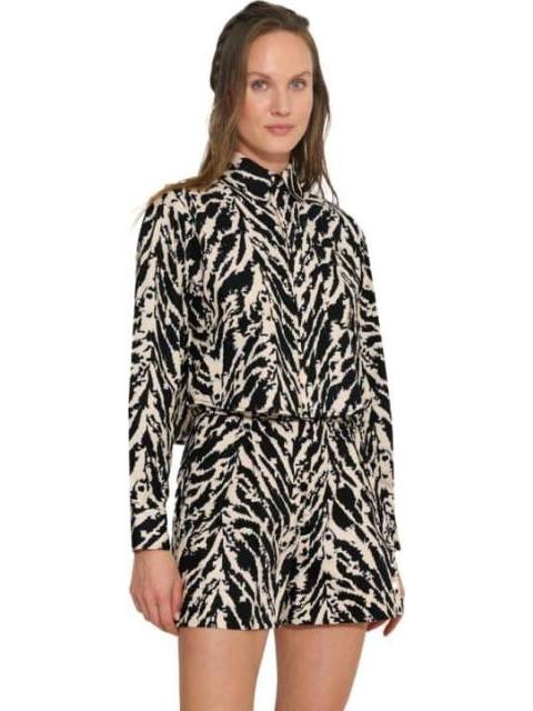 SHORT ESTAMPADO CINTURA ALTA ANIMAL PRINT HOLLY LAND