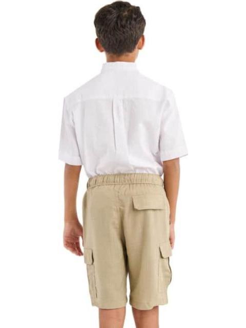 SHORT LINO CAMEL NEXT CO