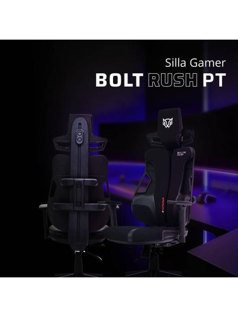 SILLA GAMING BOLT RUSH PT BALAM RUSH LEGEND SERIES SILLA GAMER INCLINACION HASTA 120° SOPORTE HASTA 150 KG