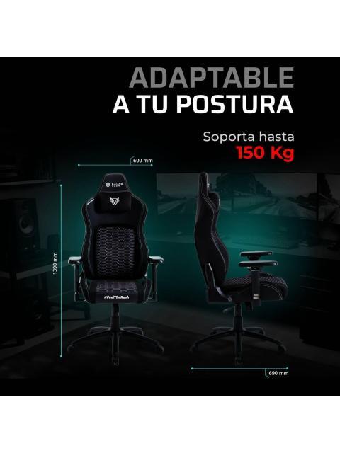 SILLA GAMING ULTIMATE SUPER U5 BALAM RUSH LEGEND SERIES SILLA GAMER INCLINACION HASTA 135° SOPORTE HASTA 150 KG