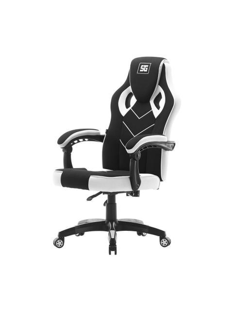 SILLA VORAGO START THE GAME. CGC301WH. TELA RECLINABLE NEGRO-BLANCO