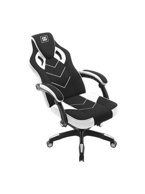 SILLA VORAGO START THE GAME. CGC301WH. TELA RECLINABLE NEGRO-BLANCO