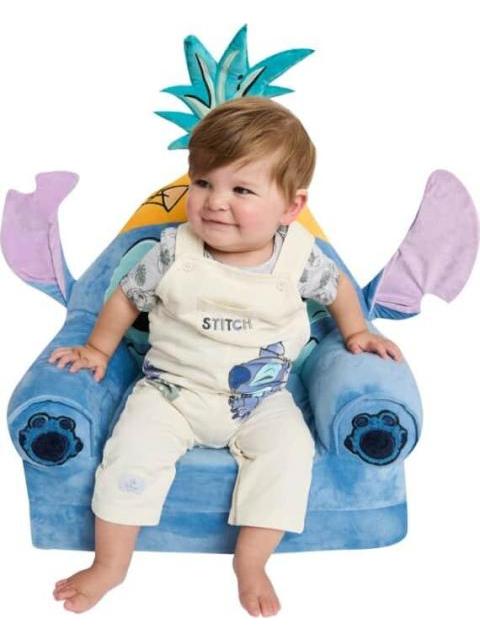 SILLON PLEGABLE STITCH AZUL DISNEY