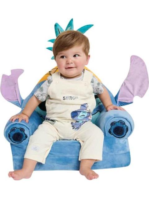 SILLON PLEGABLE STITCH AZUL DISNEY