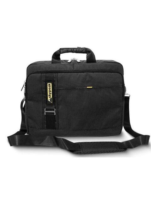 SKYPEAK MALETIN DE POLIESTER DOTSM-115BK PARA LAPTOP 15.6 NEGRO