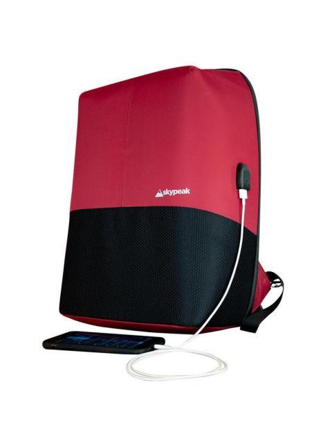 SKYPEAK MOCHILA BTS-115 PARA LAPTOP 15.6 ROJO-NEGRO