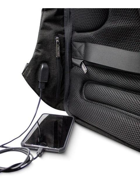 SKYPEAK MOCHILA DE NYLON SHIELD-115BK PARA LAPTOP 15.6 NEGRO