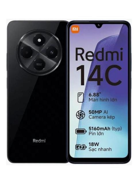 SMARTPHONE XIAOMI REDMI 14C DUAL SIM 6 128GB NEGRO