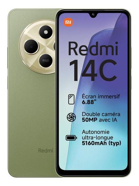 SMARTPHONE XIOMI REDMI 14C 6 128GB DUAL SIM VERDE