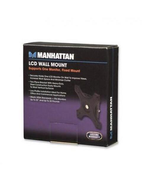 MANHATTAN SOPORTE DE PARED PARA MONITOR 13 - 22 MAX. 15KG NEGRO