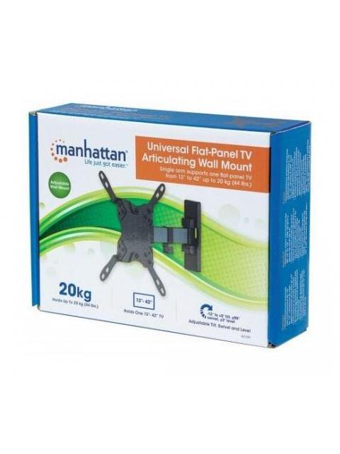 MANHATTAN SOPORTE PARA PANTALLA 13 - 42 HASTA 20KG NEGRO