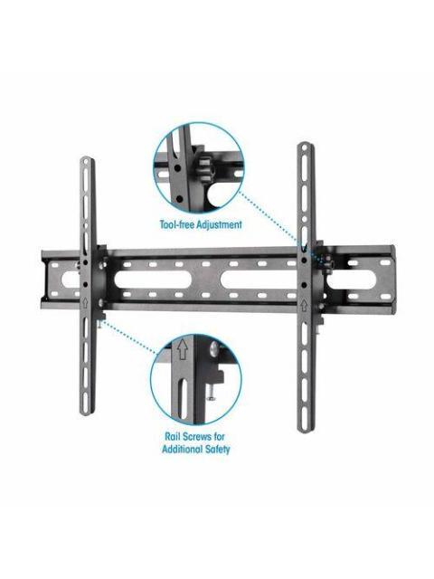 SOPORTE DE PARED MANHATTAN PARA TV 37 - 70 PULGADAS HASTA 45KG ERGONOMICO NEGRO 462280