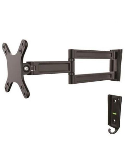 STARTECH  SOPORTE DE PARED DE DOBLE GIRO PARA MONITOR 13 - 27 HASTA 15KG NEGRO