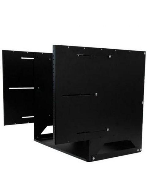 STARTECH  GABINETE PARA PARED CON CHAROLA 8U HASTA 34KG NEGRO