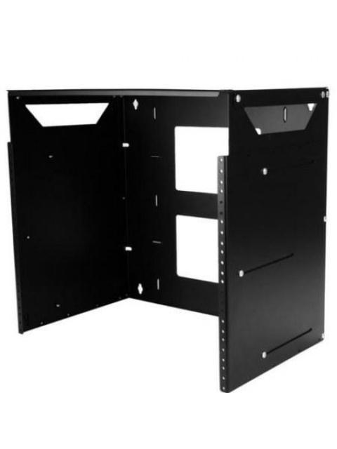 STARTECH  GABINETE PARA PARED CON CHAROLA 8U HASTA 34KG NEGRO