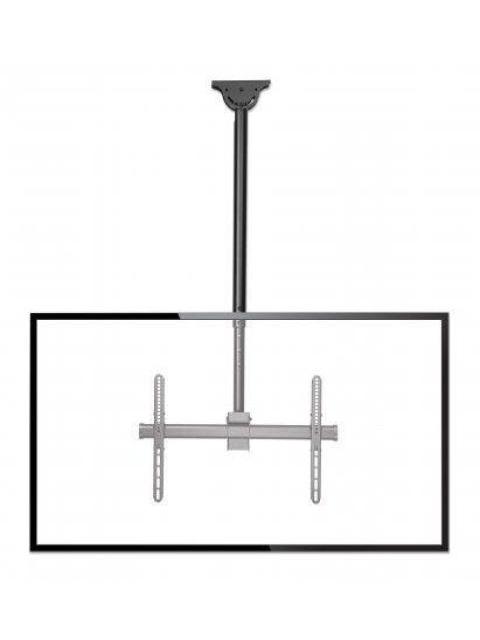 SOPORTE DE TECHO MANHATTAN PARA PANTALLA 37 A 70 HASTA 50KG NEGRO 462204