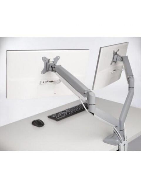 KENSINGTON BRAZO DE ESCRITORIO PARA 2 MONITORES 13 - 32 HASTA 18KG GRIS-PLATA