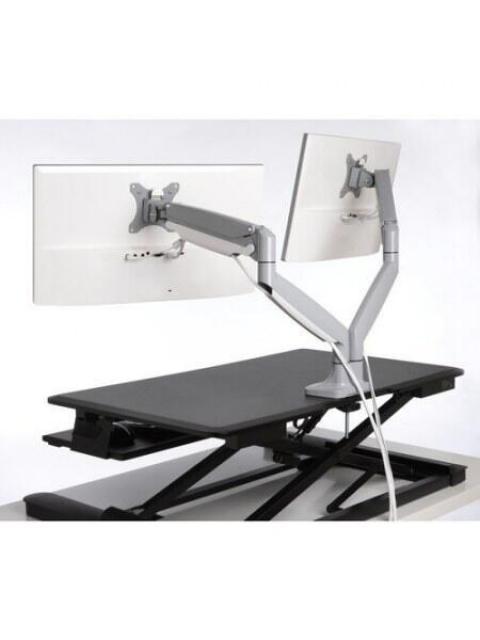 KENSINGTON BRAZO DE ESCRITORIO PARA 2 MONITORES 13 - 32 HASTA 18KG GRIS-PLATA