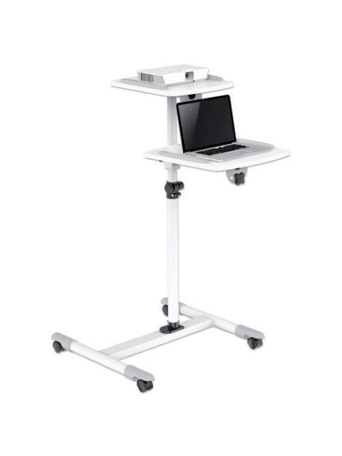 MANHATTAN SOPORTE TIPO CARRO PARA PROYECTOR 461726 HASTA 10KG BLANCO