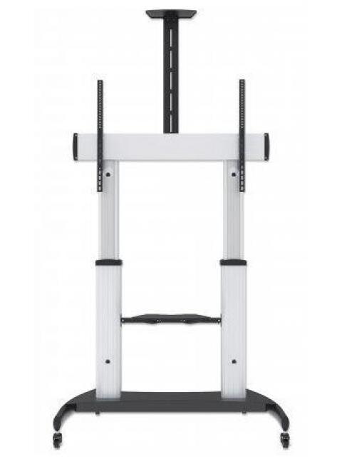 MANHATTAN SOPORTE MOVIL PARA PANTALLA 60 - 100 HASTA 100KG PLATA