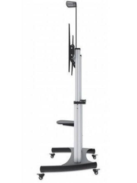 MANHATTAN SOPORTE MOVIL PARA PANTALLA 60 - 100 HASTA 100KG PLATA