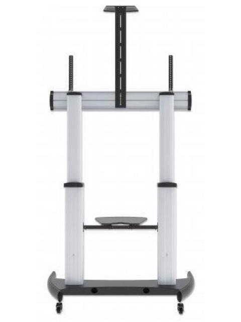 MANHATTAN SOPORTE MOVIL PARA PANTALLA 60 - 100 HASTA 100KG PLATA
