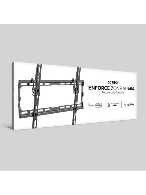 SOPORTE PARA PANTALLA ENFORCE ZONE SP464 ACTECK ADVANCED SERIES SOPORTE DE PANTALLA FIJACION MURO TAMANO DE PANTALLA SOPORTADO 32 A 70 PULGADAS