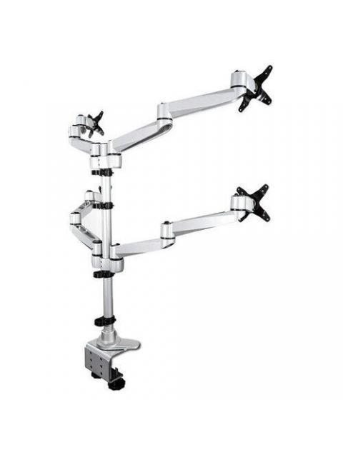 BRAZO PARA MONITOR STARTECH 4 MONITORES BLANCO ARMQUADPS