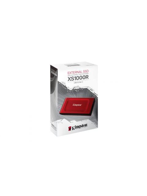 SSD EXTERNO KINGSTON XS1000 1TB USB C ROJO