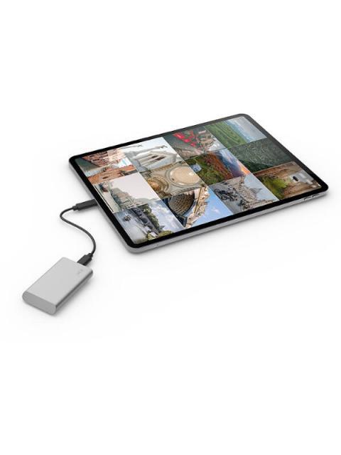 SSD EXTERNO LACIE STKS1000400 2.5 1TB USB-C 3.1 PLATA