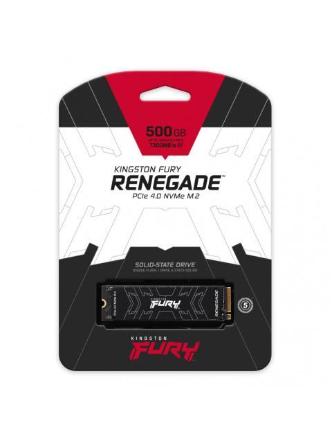 SSD KINGSTON FURY RENEGADE NVME 500GB PCI EXPRESS 4.0 M.2