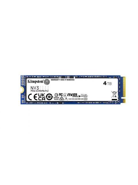 SSD KINGSTON NV3 NVME 4TB M.2 5000 MB-S ESCRITURA 6000 MB-S LECTURA PCI EXPRESS 4.0