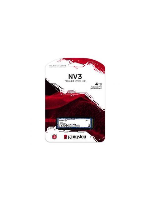 SSD KINGSTON NV3 NVME 4TB M.2 5000 MB-S ESCRITURA 6000 MB-S LECTURA PCI EXPRESS 4.0