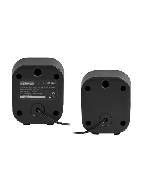 START THE GAME BOCINA PARA COMPUTADORA SPK-109 ALAMBRICO USB-A 2W RMS NEGRO