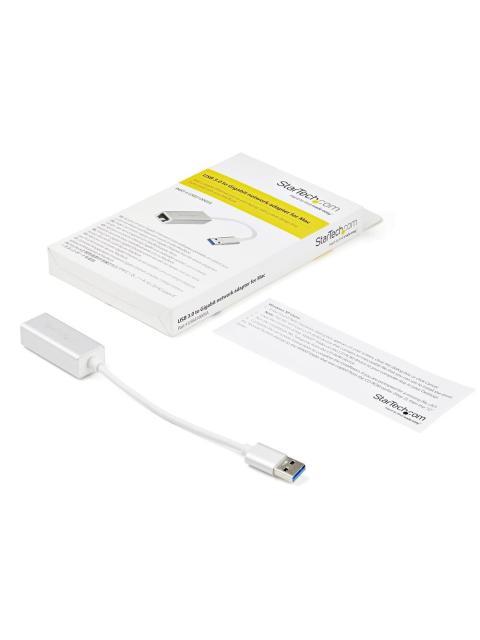 STARTECH ADAPTADOR DE RED EXTERNO USB 3.0 USB3.1 PAR TRENZ.USB31000SA