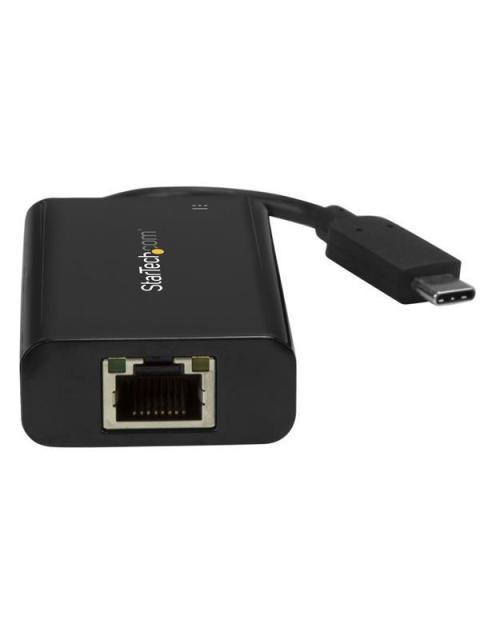 STARTECH  ADAPTADOR USB-C DE RED ETHERNET GIGABIT CON ENTREGA DE POTENCIA 5000 MBIT-S NEGRO