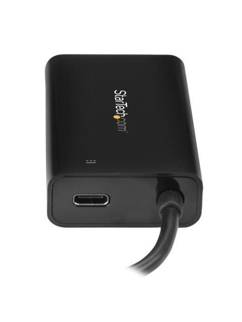STARTECH  ADAPTADOR USB-C DE RED ETHERNET GIGABIT CON ENTREGA DE POTENCIA 5000 MBIT-S NEGRO