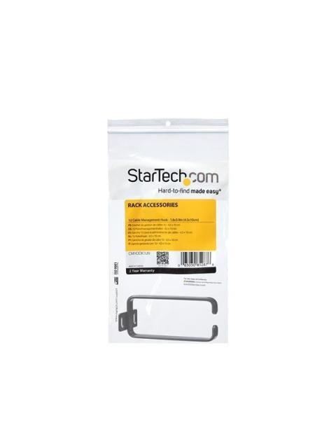 STARTECH  ANILLA PASACABLES EN D VERTICAL PARA RACK 1U