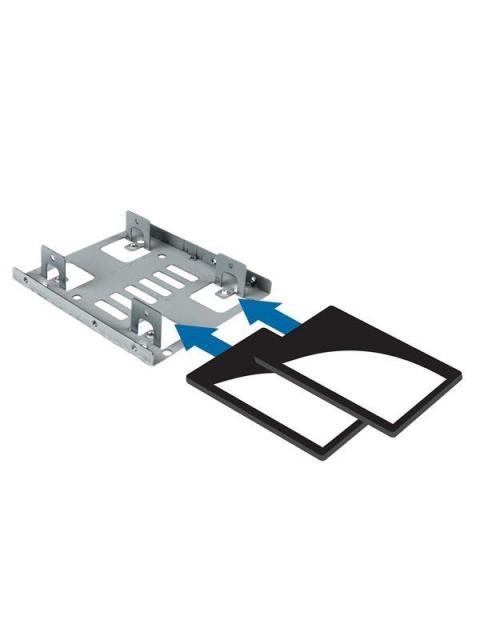 STARTECH  BRACKET ADAPTADOR BANDEJA DE MONTAJE 2 UNIDADES DE DISCO DURO DE 2.5 A 3.5