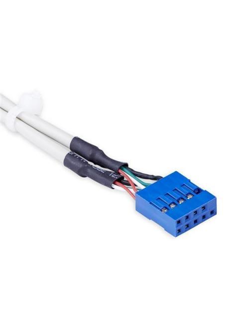 STARTECH  CABEZAL BRACKET 4X USB 2.0 CON CONEXION A PLACA BASE 2X IDC10
