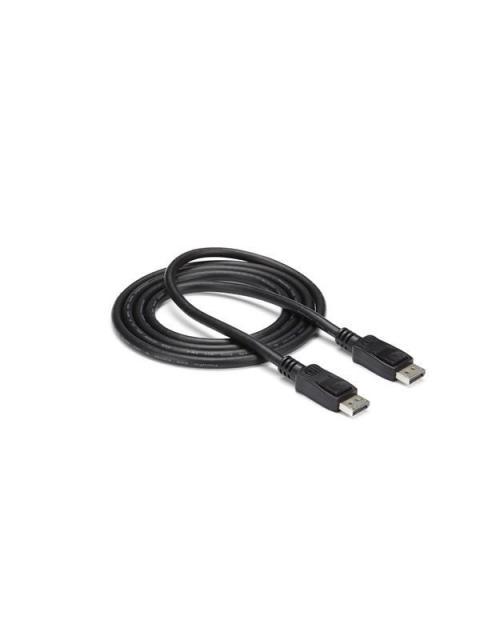 STARTECH  CABLE DISPLAYPORT CON CERTIFICACION VESA DISPLAYPORT 1.2 MACHO - DISPLAYPORT 1.2 MACHO 4K 60HZ 3 METROS NEGRO CON CIERRE DE SEGURIDAD